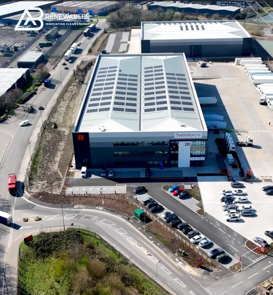Avonmouth, Bristol - New Build Distribution Centre- 260.1 kWp solar PV system